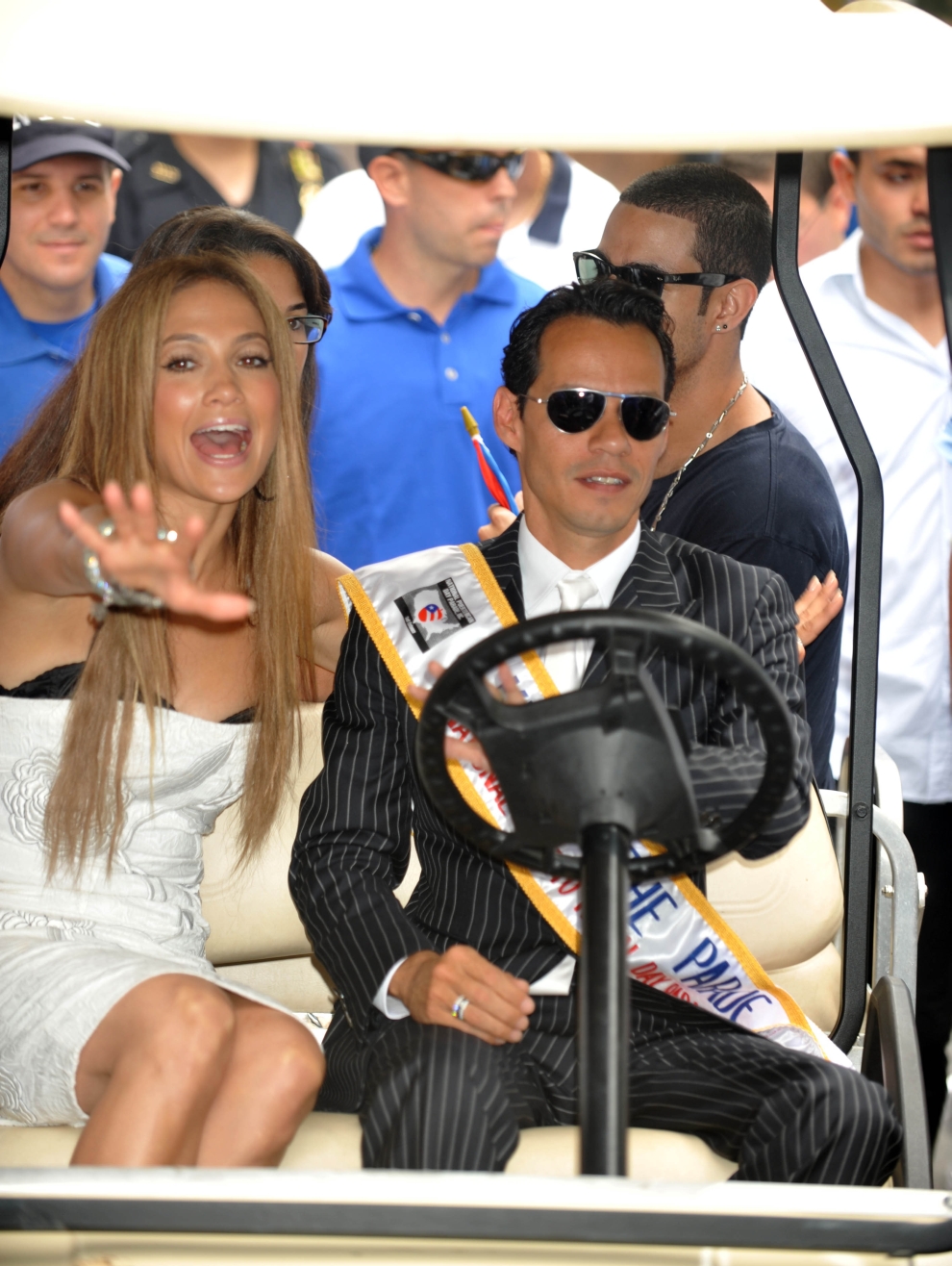 Jennifer Lopez i Marc Anthony - Parada w dniu Puerto Rico